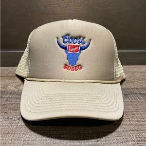 Coors Rodeo snapback trucker hat